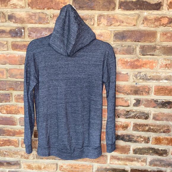 Splendid Charcoal Gray Full Zip Hoodie Sweatshirt Women's Size XS - Picture 7 of 7